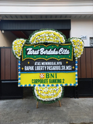 Papan Bunga Duka di Ceper