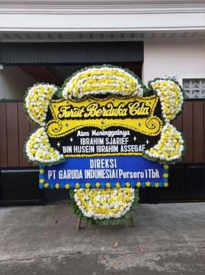 Papan Bunga Duka di Ceper