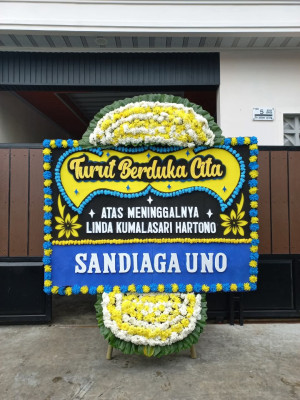 Papan Bunga Duka di Ceper